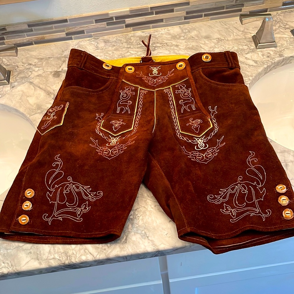 Authentic German lederhosen